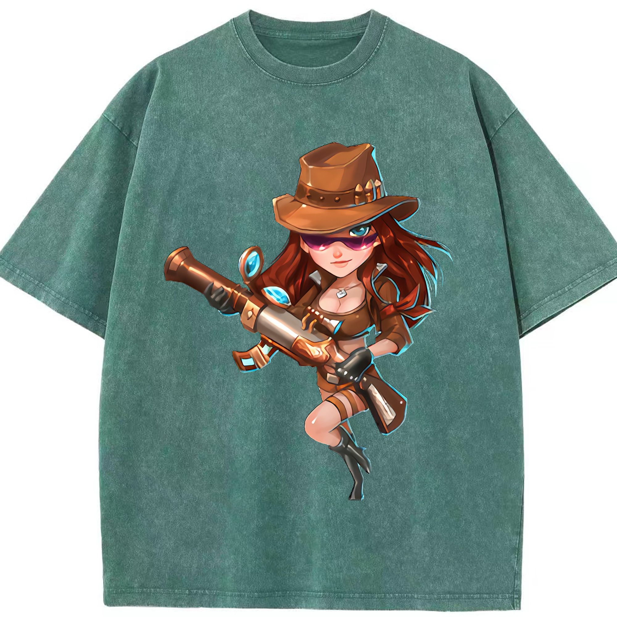 （画像用） リーグ・オブ・レジェンド League of Legends LOL 綿100% ヴィンテージ風 半袖Tシャツ（フロントプリント）